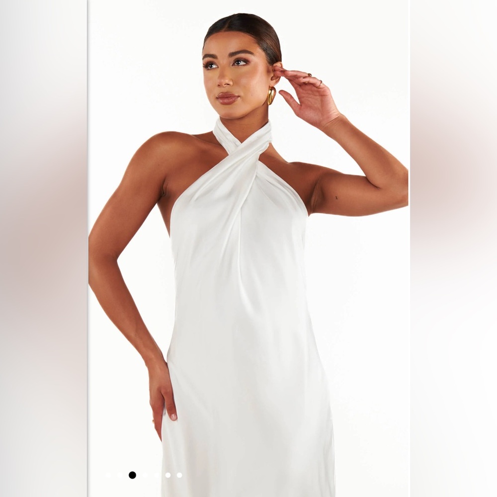 Jasmine Halter Midi Dress  by show me your mumu